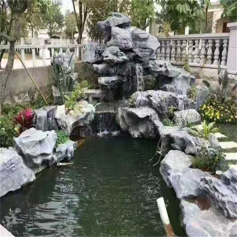 隆安庭院鱼池改造过滤